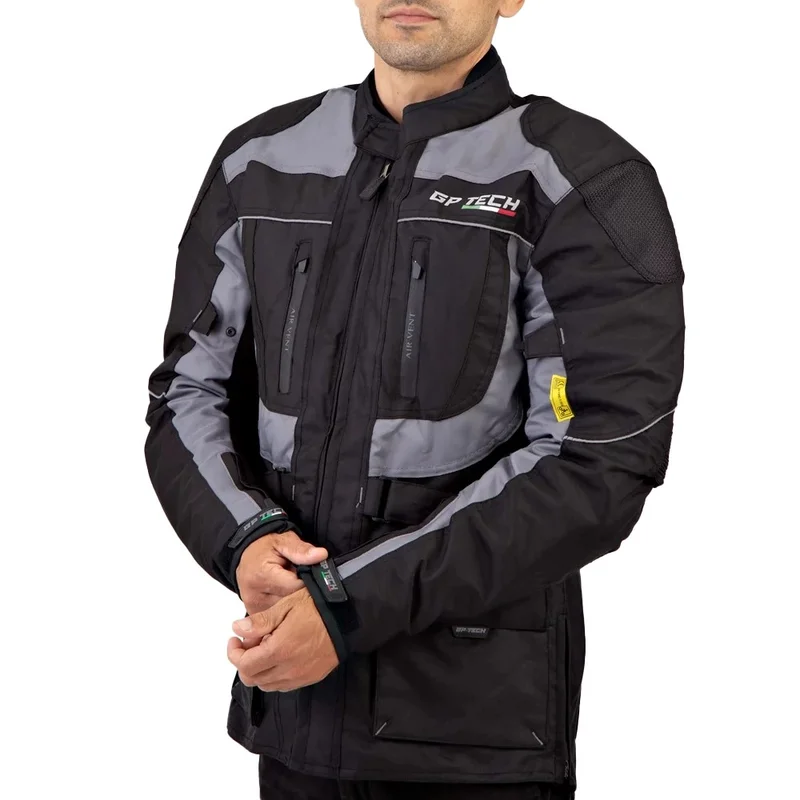 Jaqueta GP Tech Masculina Explorer Adventure Preto/Cinza